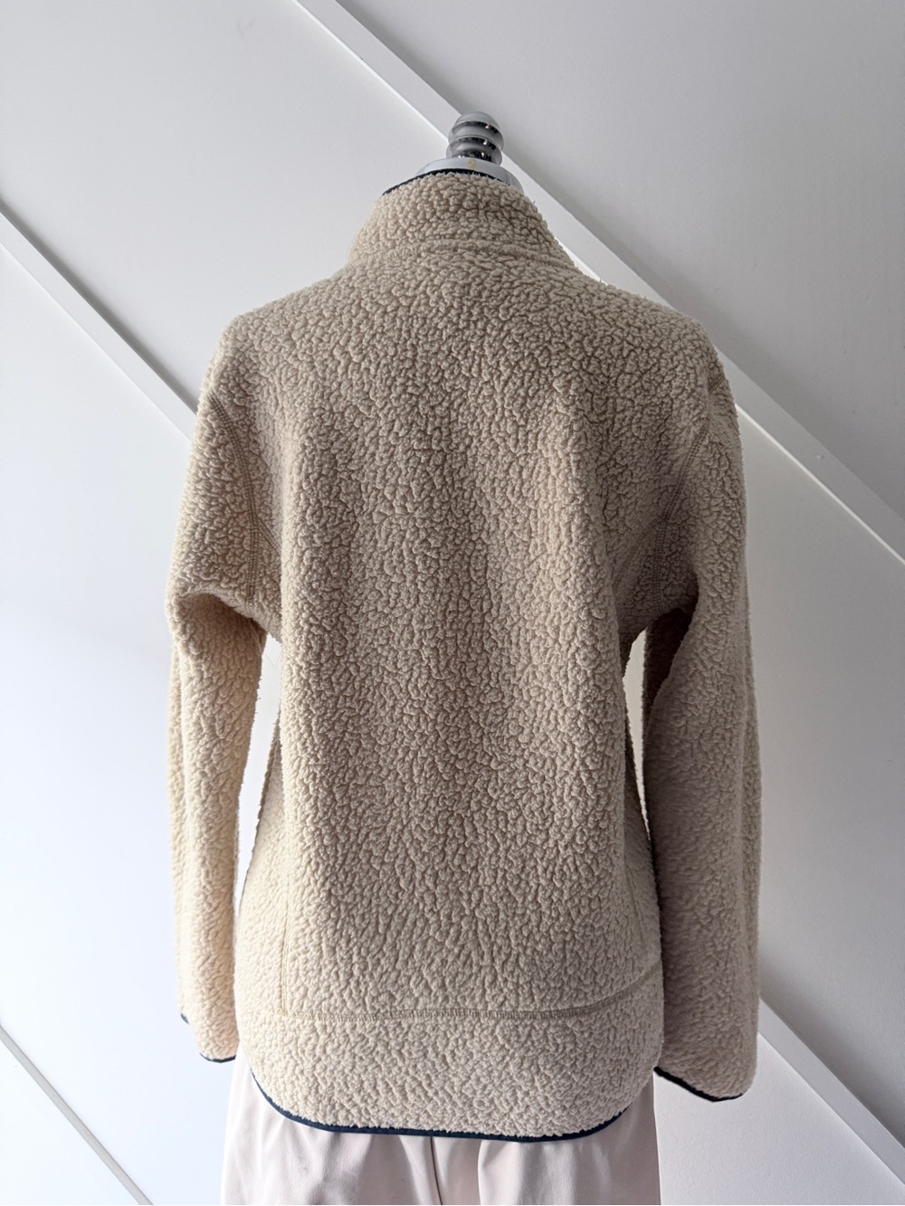 Patagonia Classic Retro Pile 1/4 Zip Fleece Pullover Women’s XXS Cream Sherpa - Picture 3 of 13